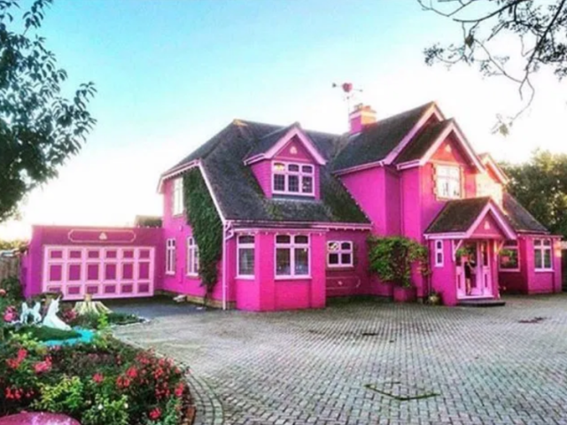 Casa rosa patricinha
