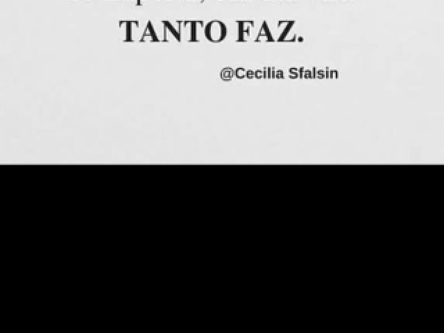 Tanto faz