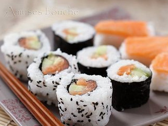 Uma deliciosa comida japonesa