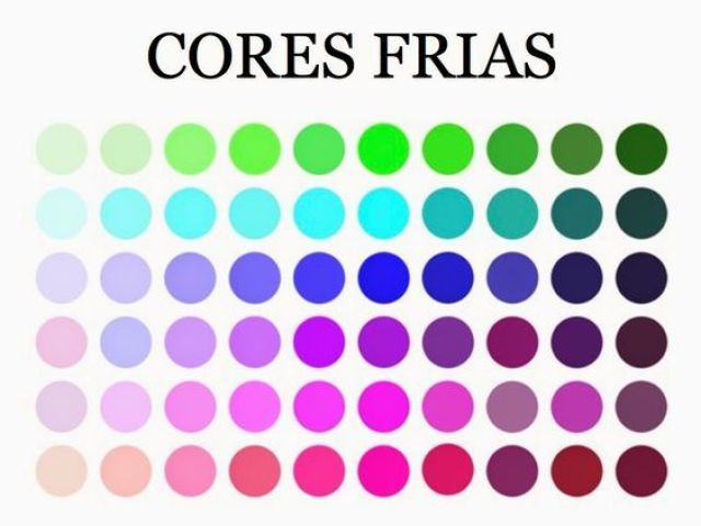 cores frias