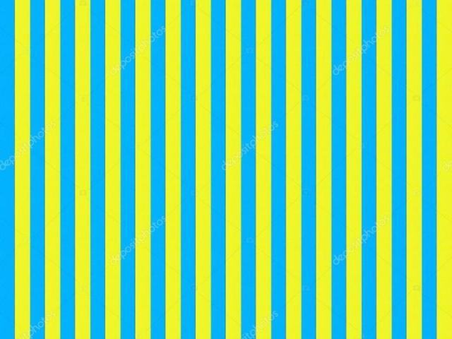 Azul e Amarelo.