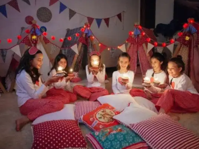 Como seria sua festa do pijama?