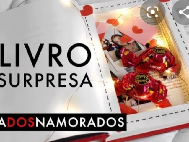 Um livro surpresa romântico