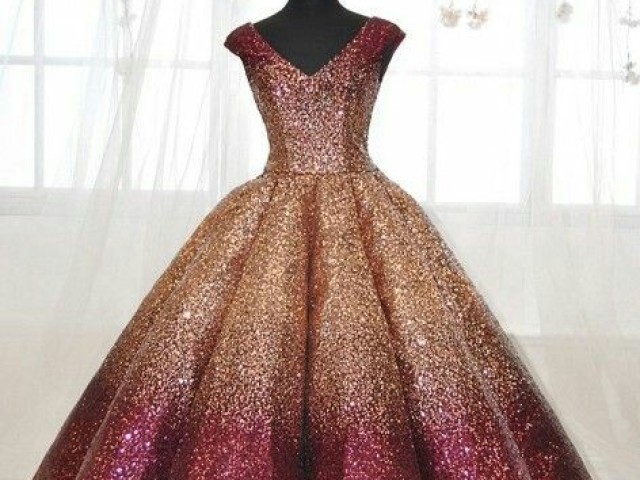 Vestido brilhoso!