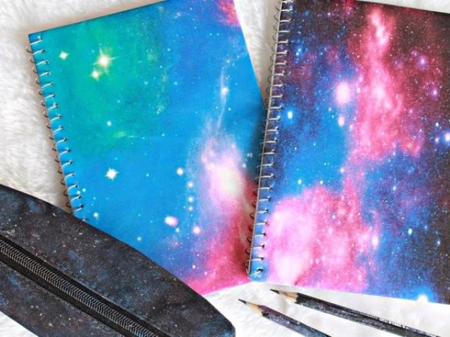 Material escolar galaxia!