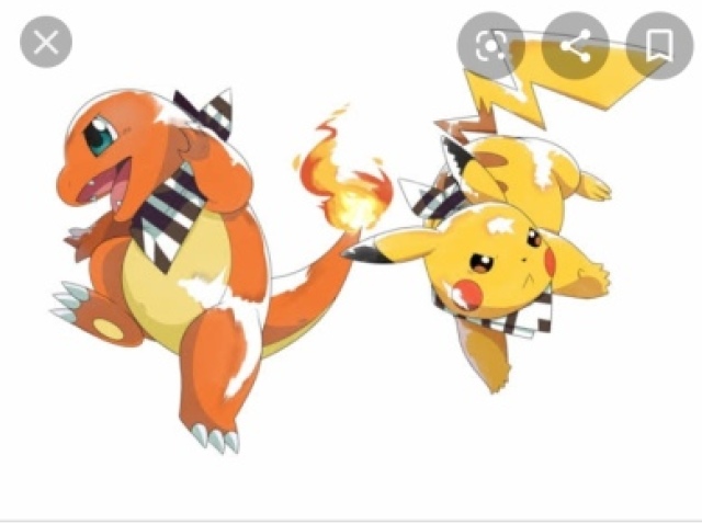 Pikachu e charmander