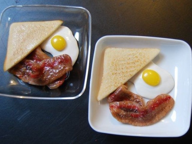 PÃO, BACON E OVOS