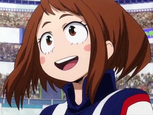 Uraraka, adoraria ter uma amiga alegre, confiante e de bom coração! :3