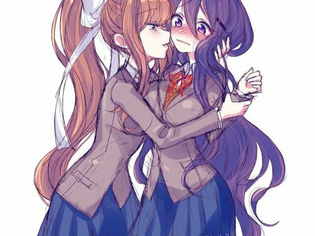 Monika X Yuri (人･㉨･)♡