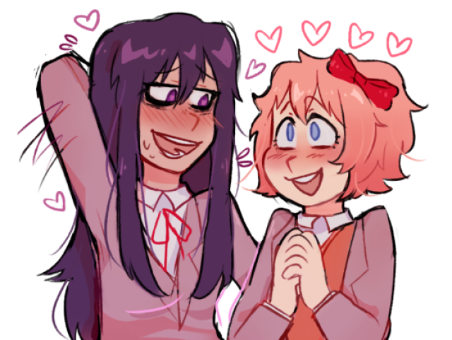 Yuri X Sayori (灬♥ω♥灬)