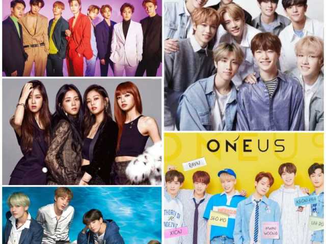 Exo / Blackpink / ONEUS / Stray Kids / BTS