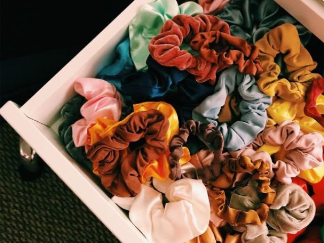 Scrunchies (acho que é assim que escreve)