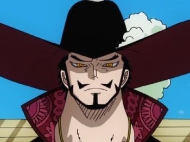 Para descontar sua raiva que tinha de Mihawk