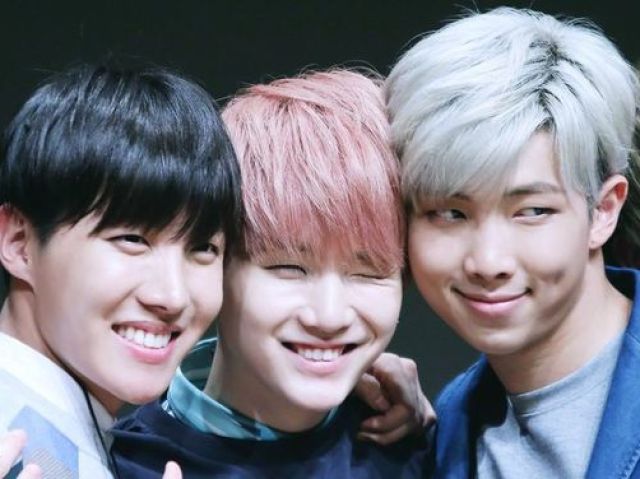 Hoseok, Yoongi e Namjoon