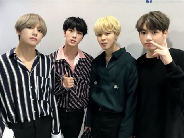 Jin, Jimin, Taehyung e Jungkook