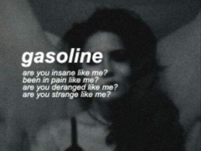 HALSEY GASOLINE: essa musica te acalma muito e faz te deixar mais tranquila e confiante