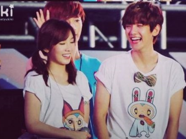 Taeyeon (Girls Generation) e Baekhyun (EXO)
(Não são mais um casal)