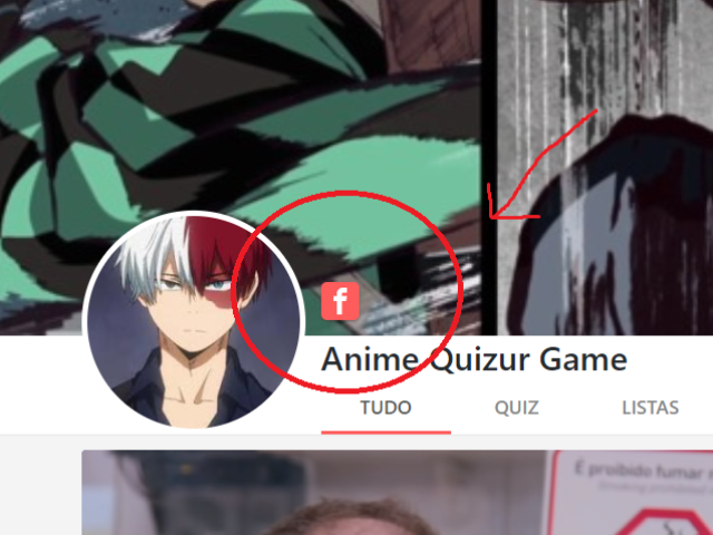 💟 Em meu perfil acesse a página do facebook do Anime Quizur Game para acompanhar novos QUIZs