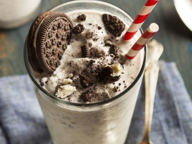 Um Milkshake de Oreo, logo de manhã♥