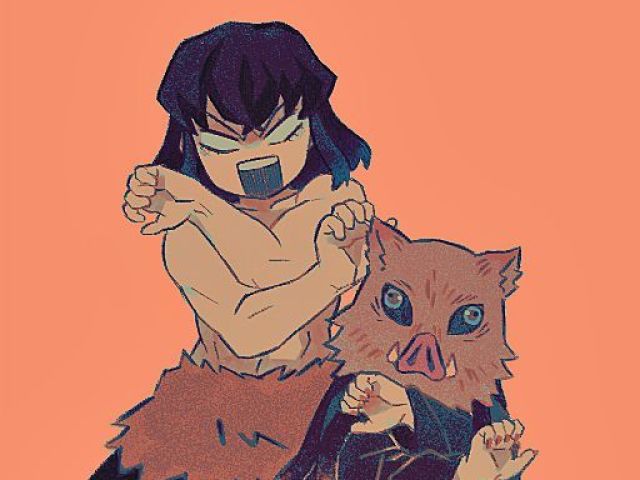 Você e Inosuke vencem tudo com a amizade de vocês.