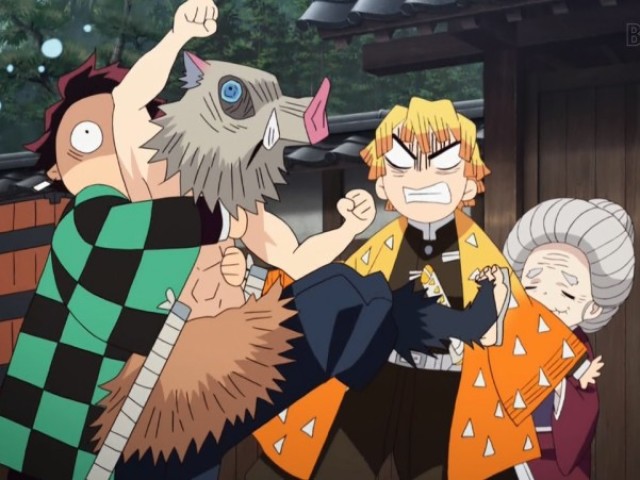 Inosuke ficou tão furioso contigo que te mandou de volta pro seu mundo!