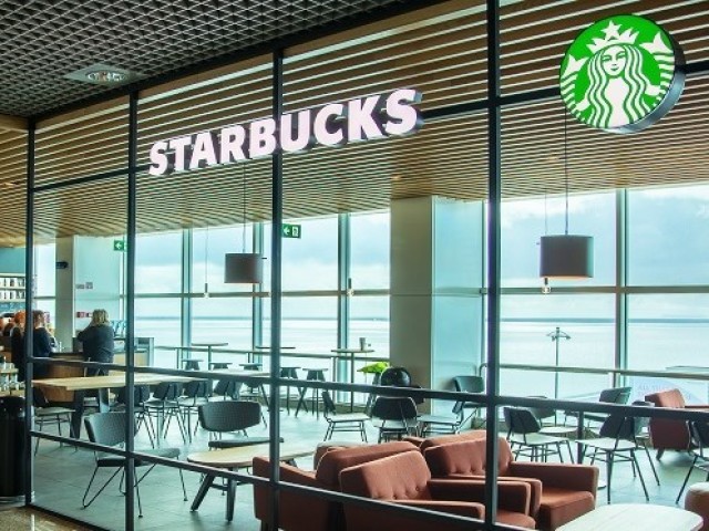 Um starbucks perto de casa