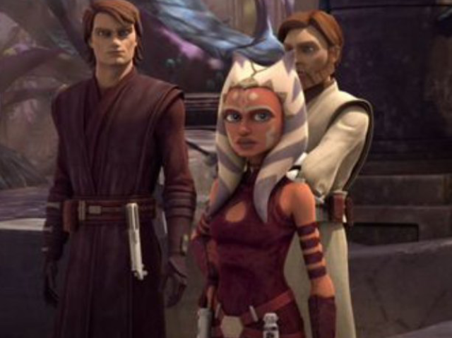 Ahsoka adolecente em conhecimento