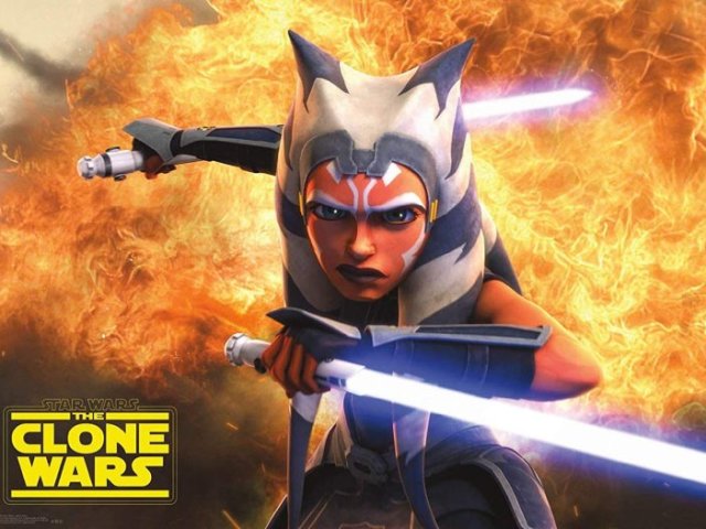 Ahsoka jovem em conhecimento