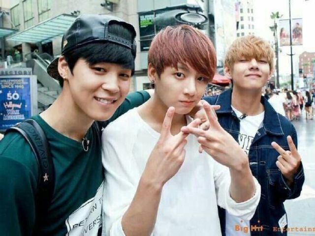 Jungkook, Taehyung e Jimin