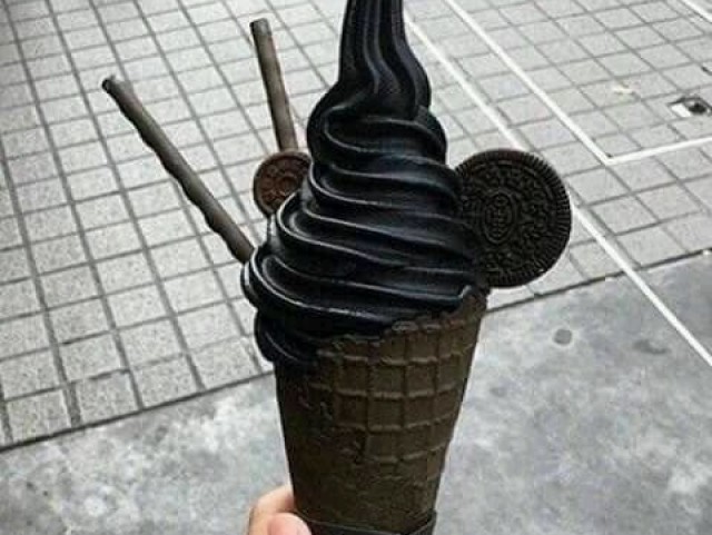 Um soverte de oreo🍦🍦🍦