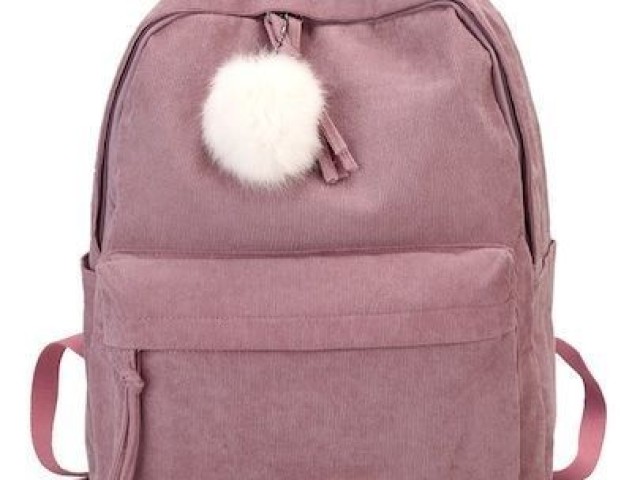 Mochila de pompom