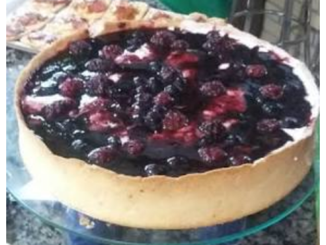 A torta deliciosa e caseira da minha mãe 🍰🍒🍒🍒🍇🍇