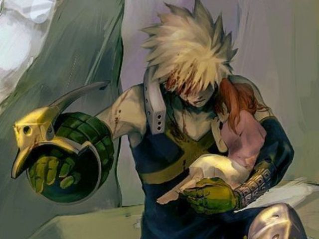 Bakugo precisa se concentrar como herói