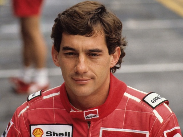 A morte de Ayrton Senna.