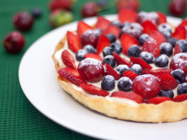 Torta de frutas vermelhas