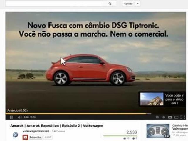 Os comerciais do Youtube