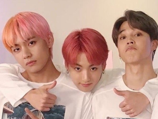 Taehyung, Jungkook e Jimin