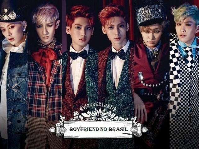 Com qual empresa do k-pop você teria um contrato?