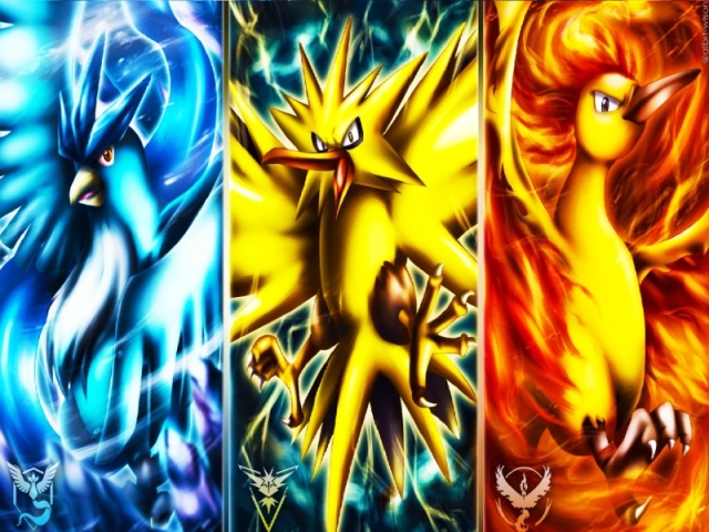 Articuno, Zapdos e Moltres