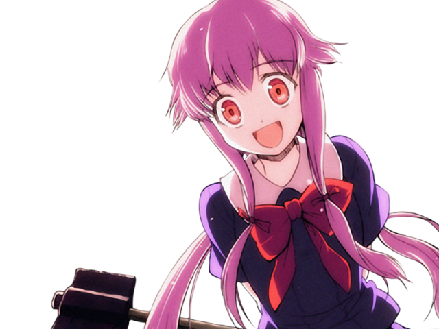 Yandere (exemplo: Yuno Gasai - Future Diary)