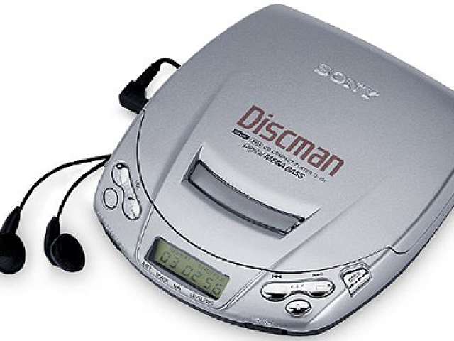 O Discman.