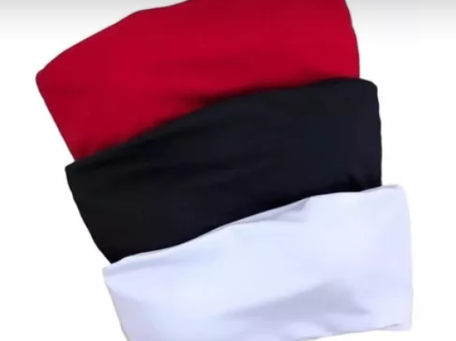 Top Preto Branco ou Vermelho
