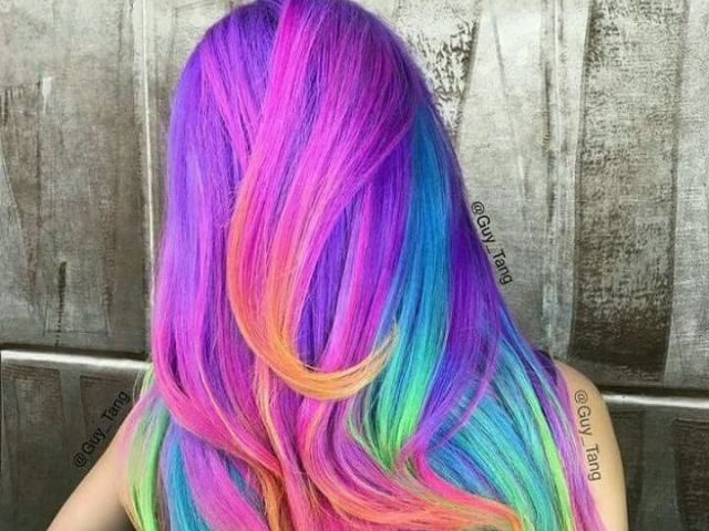 cabelo arco iris