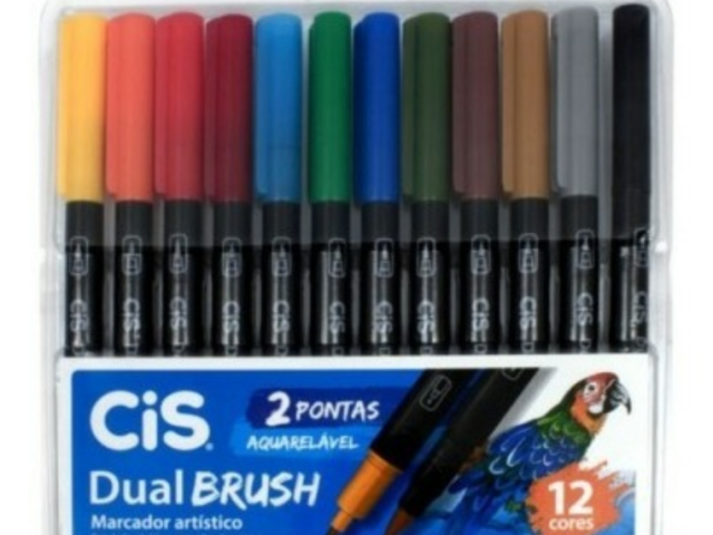 Cis dual brush