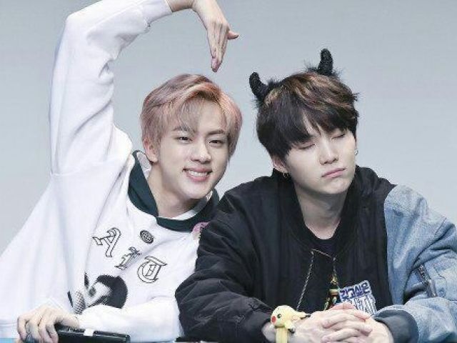 Jin e Yoongi