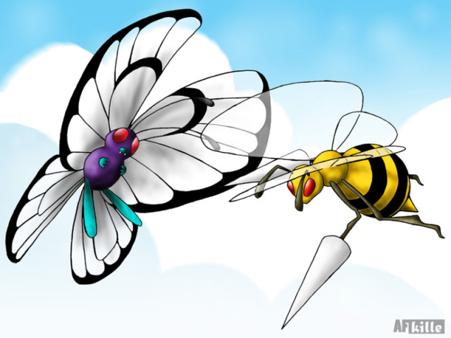 Butterfree e Beedrill