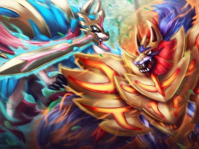 Zacian e Zamazeta