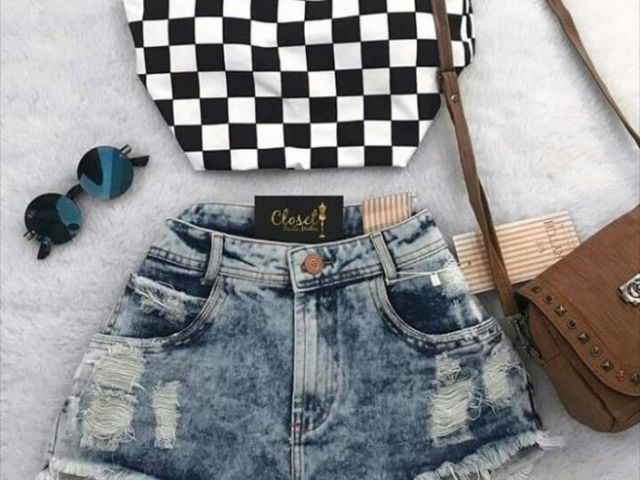 short e um crop bem sex