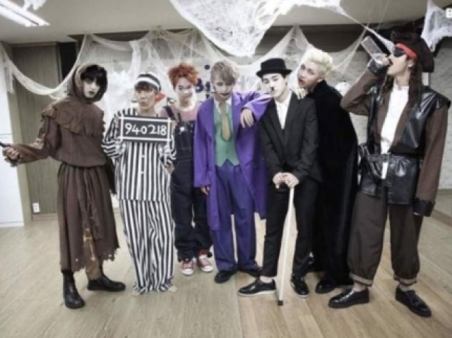 Com quem do BTS você vai passar o Halloween?