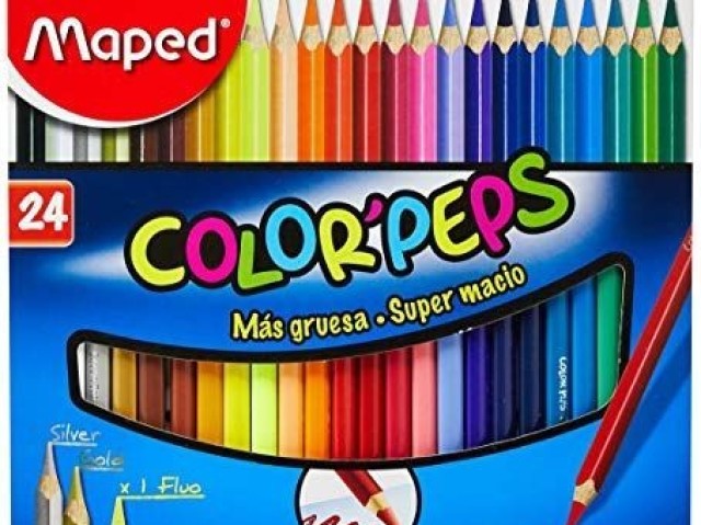 Lápis de várias cores